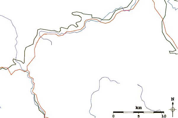Roads and rivers around Śmielec