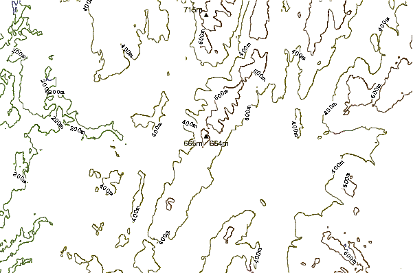 Mountain peaks around Smith Mountain (Taconic Mountains)