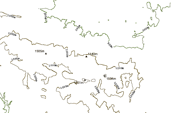 Mountain peaks around Smogornia