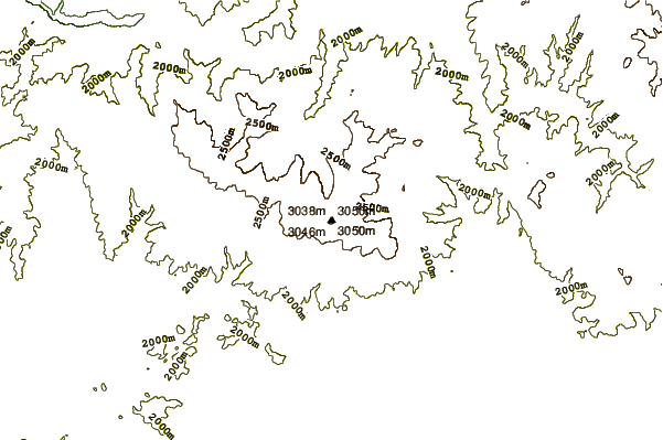 Mountain peaks around Smoky Dome