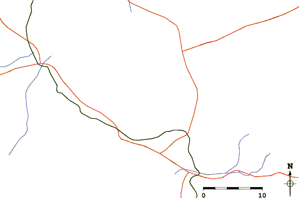 Roads and rivers around Socompa