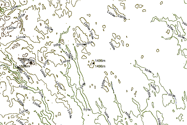 Mountain peaks around Sølen