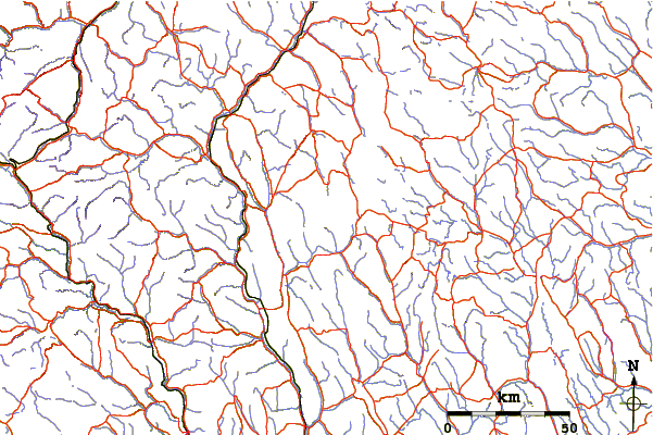 Roads and rivers around Sølen
