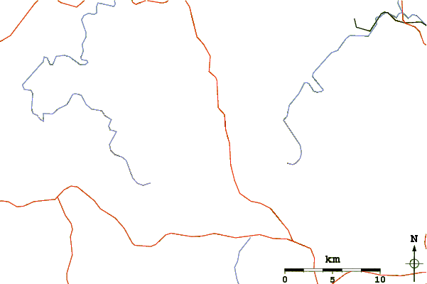 Roads and rivers around Songnisan