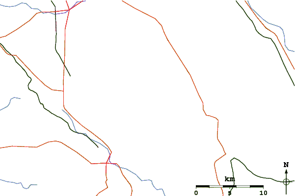 Roads and rivers around Sonoma Mountain