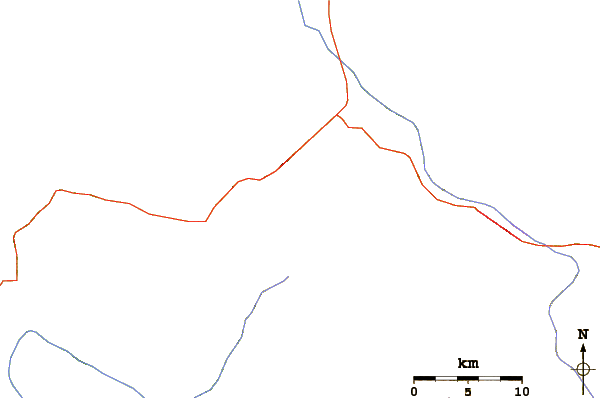 Roads and rivers around Sorikmarapi