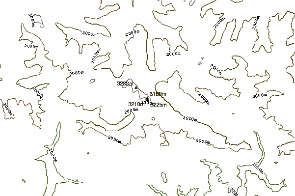 Mountain peaks around Soum de Ramond