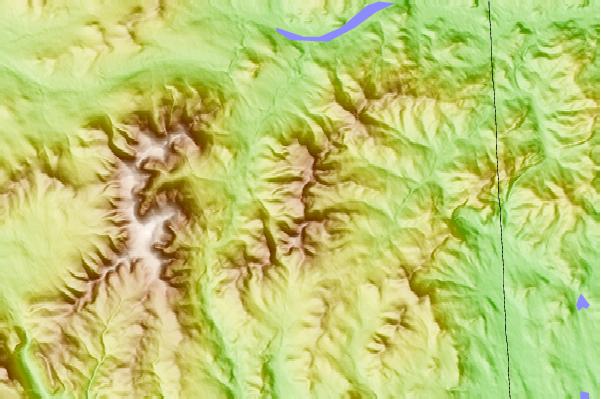 Surf breaks located close to South Carter Mountain