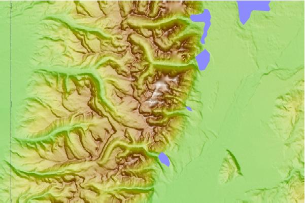 Surf breaks located close to South Teton