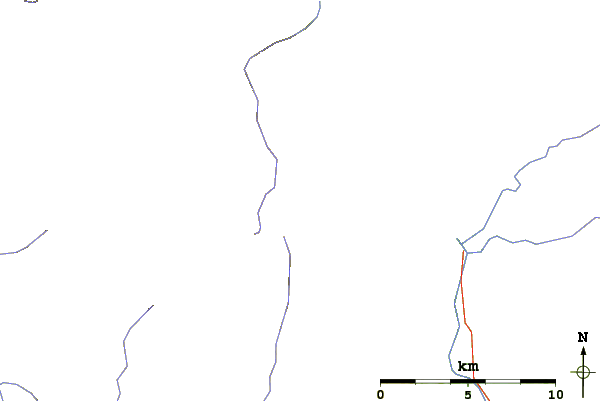 Roads and rivers around Spanish Mump