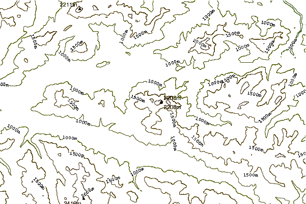 Mountain peaks around Sparafeld