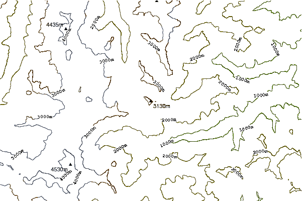 Mountain peaks around Spechhorn