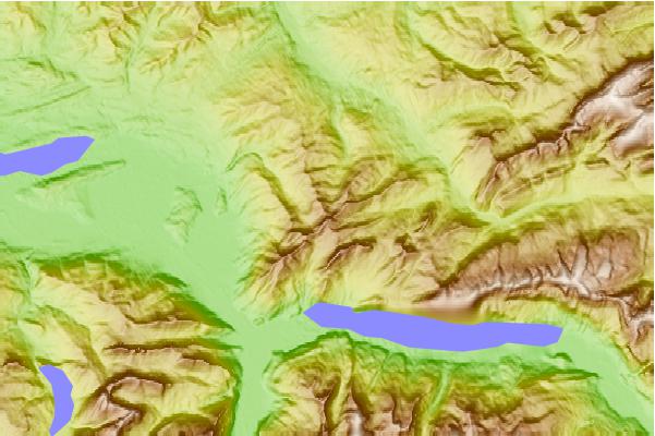 Surf breaks located close to Speer (mountain)