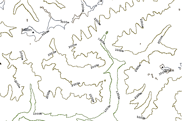 Mountain peaks around Speikboden (South Tyrol)