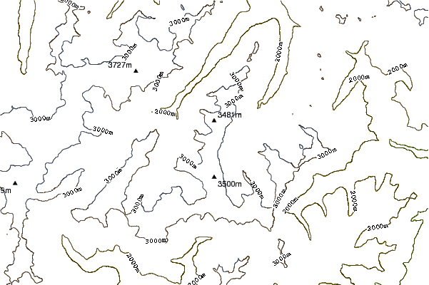 Mountain peaks around Spiegelkogel