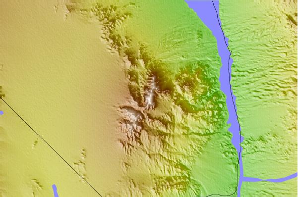 Surf breaks located close to Spirit Mountain (Nevada)