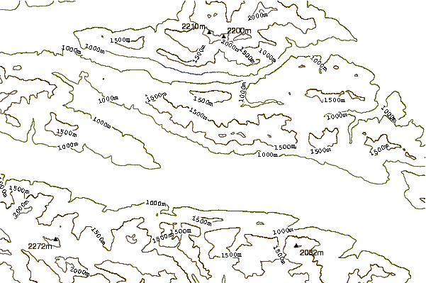 Mountain peaks around Spitzegel