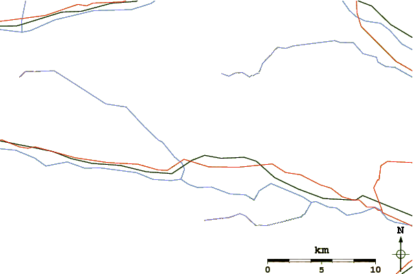 Roads and rivers around Spitzegel