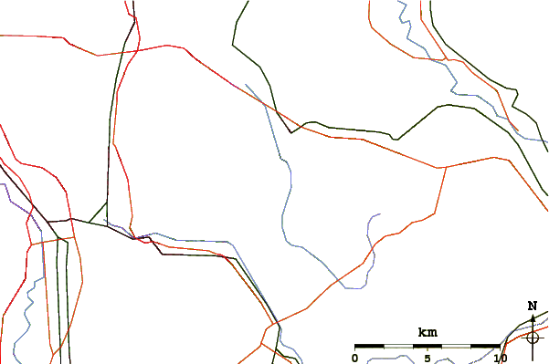 Roads and rivers around Squak Mountain