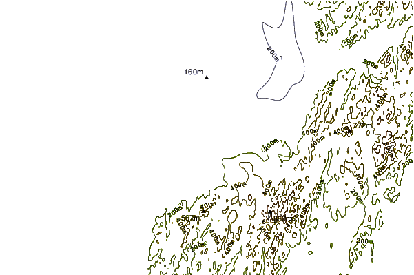 Mountain peaks around St. Michael volcanic field