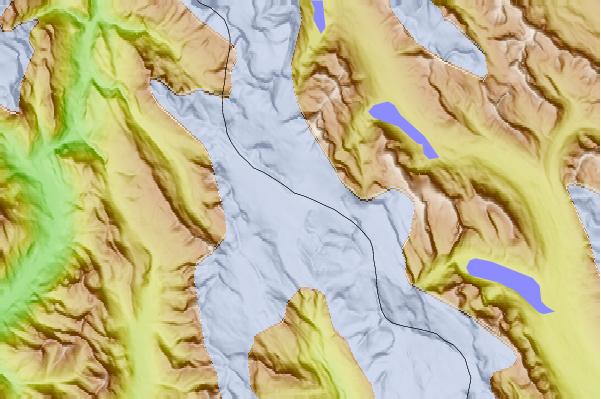 Surf breaks located close to St Nicholas Peak