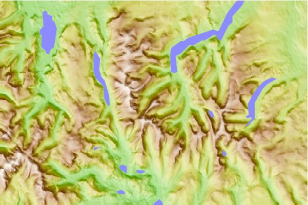 Surf breaks located close to St Sunday Crag