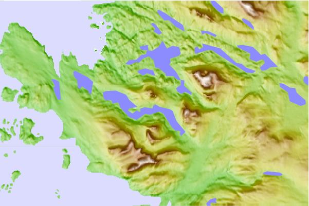 Surf breaks located close to Stac Pollaidh