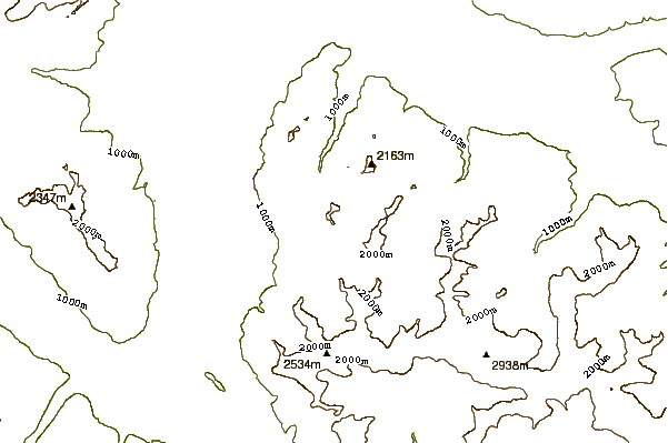 Mountain peaks around Stachlerkopf