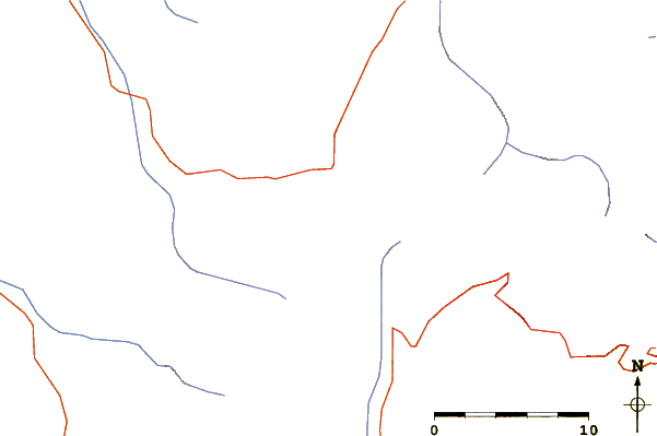 Roads and rivers around Static Peak (Colorado)