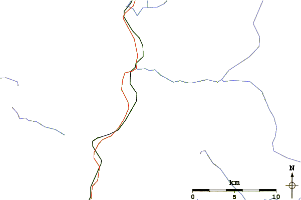 Roads and rivers around Stawamus Squaw