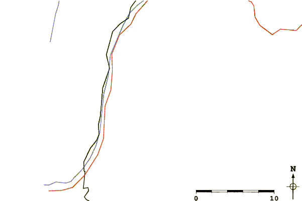 Roads and rivers around Stecknadelhorn