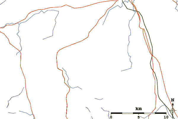 Roads and rivers around Steel Knotts