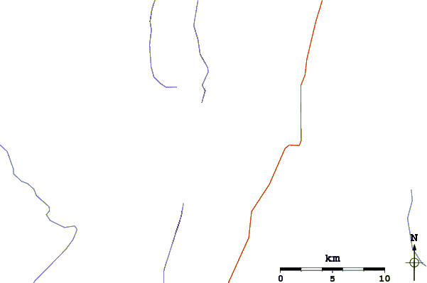 Roads and rivers around Steens Mountain