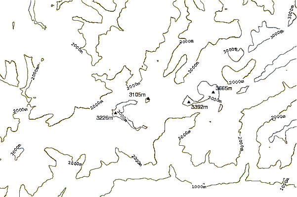 Mountain peaks around Steghorn