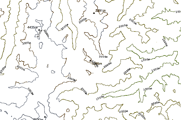 Mountain peaks around Stellihorn