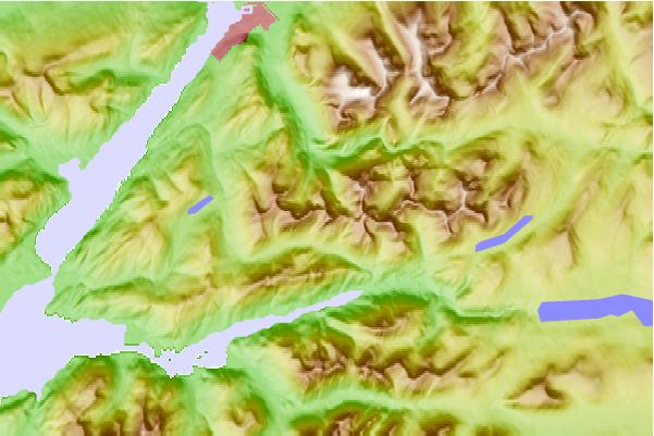 Surf breaks located close to Stob Bàn (Mamores)