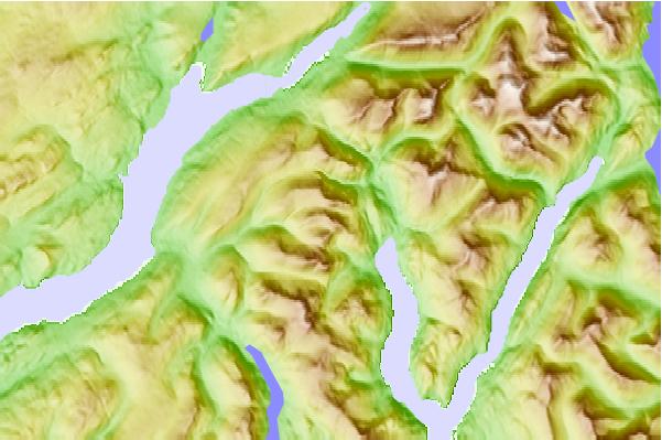 Surf breaks located close to Stob na Boine Druim-fhinn