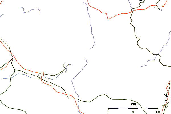 Roads and rivers around Stöberhai