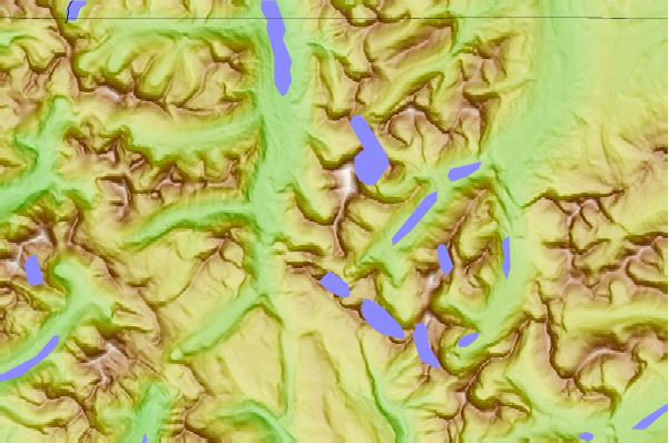 Surf breaks located close to Stoney Indian Peaks