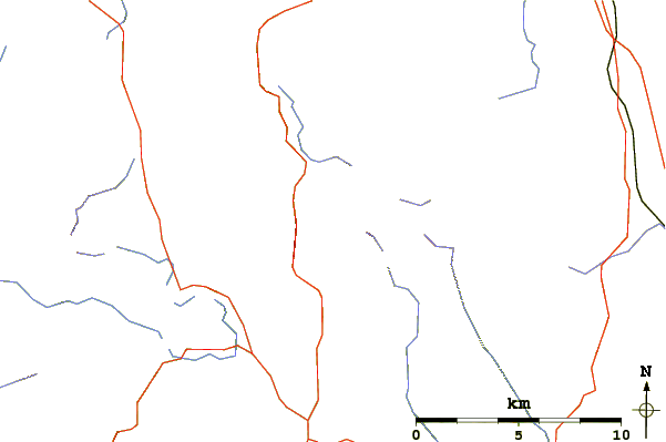 Roads and rivers around Stony Cove Pike