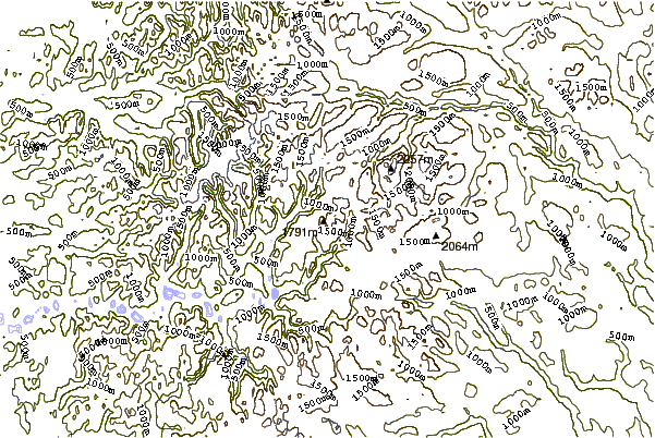 Mountain peaks around Store Austanbotntind