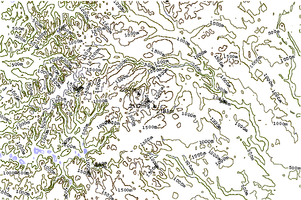 Mountain peaks around Store Memurutinden