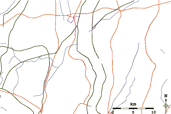 Roads and rivers around Storm King Mountain