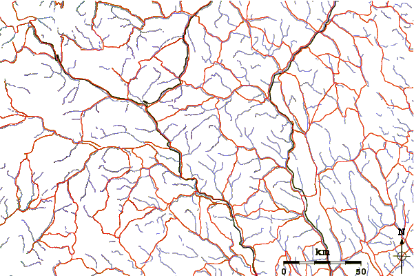 Roads and rivers around Storronden