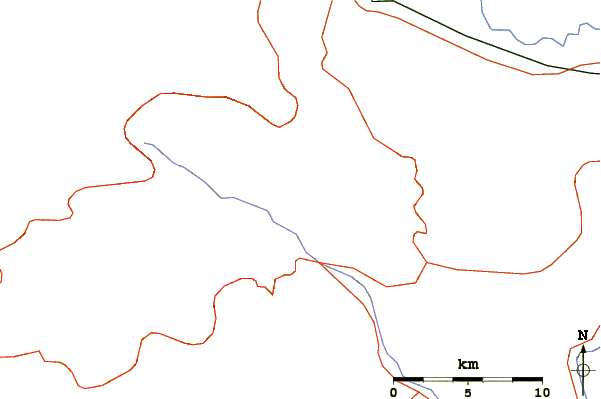 Roads and rivers around Strmenica