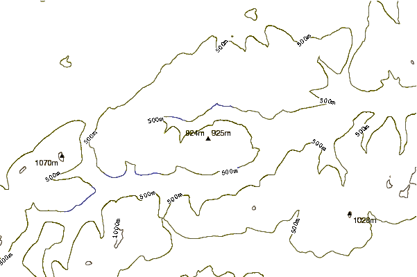 Mountain peaks around Stuchd an Lochain