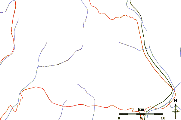 Roads and rivers around Subenuix