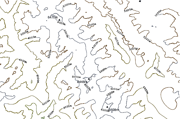 Mountain peaks around Suj Tilla East