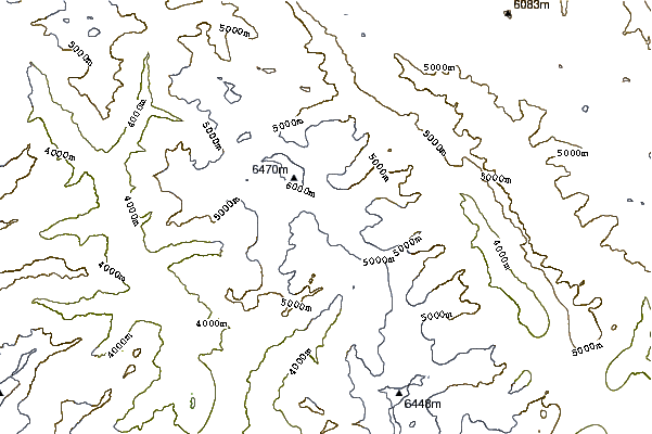 Mountain peaks around Suli Top