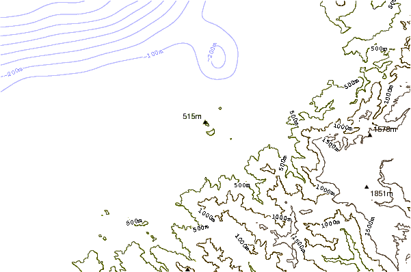 Mountain peaks around Sulu Range